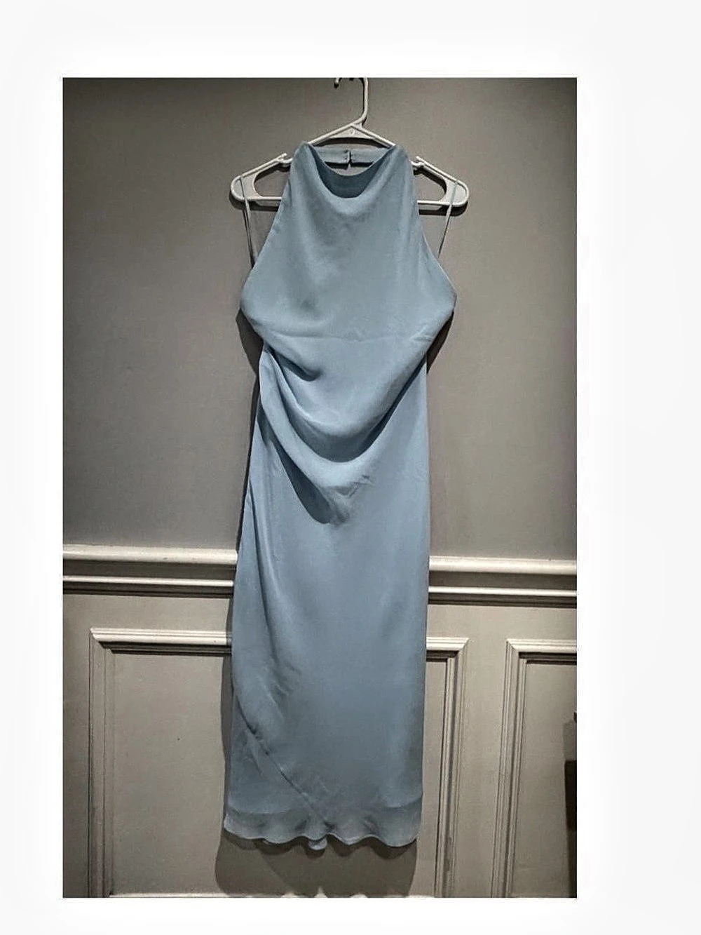 Aritzia Audience Midi Dress in Blue Size 6 NWT
